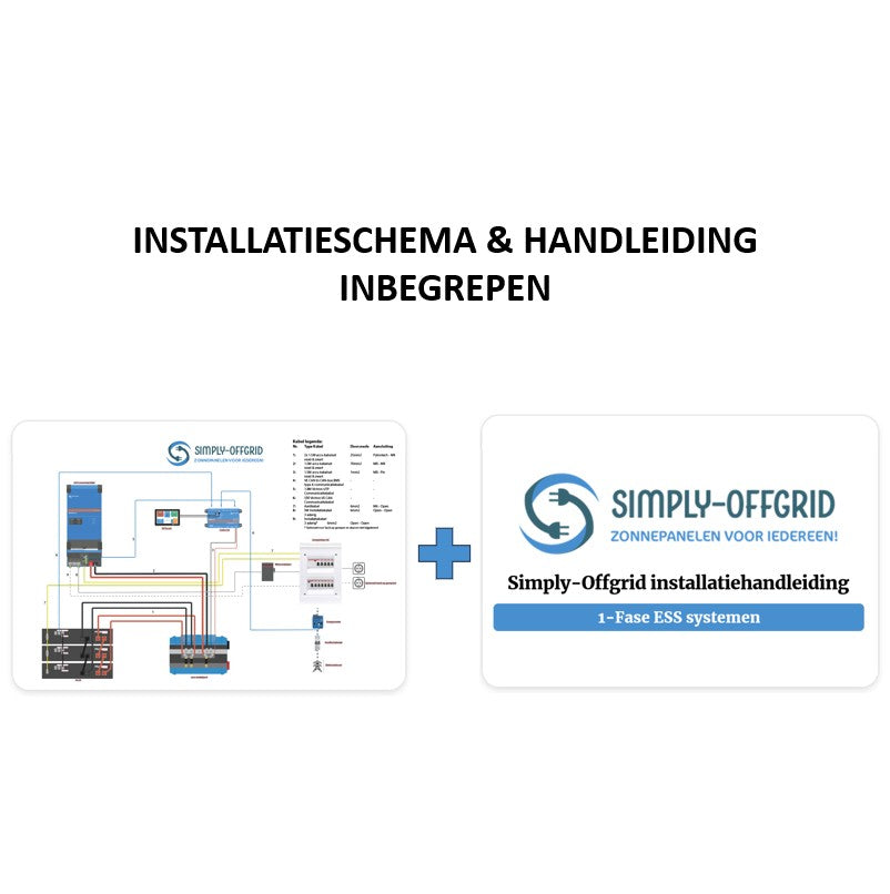 Victron 3x Multiplus II 3000 3-fase ESS thuisbatterij