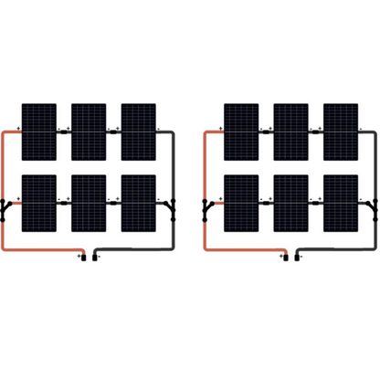 Off-grid 12 panelen set met Victron Easysolar