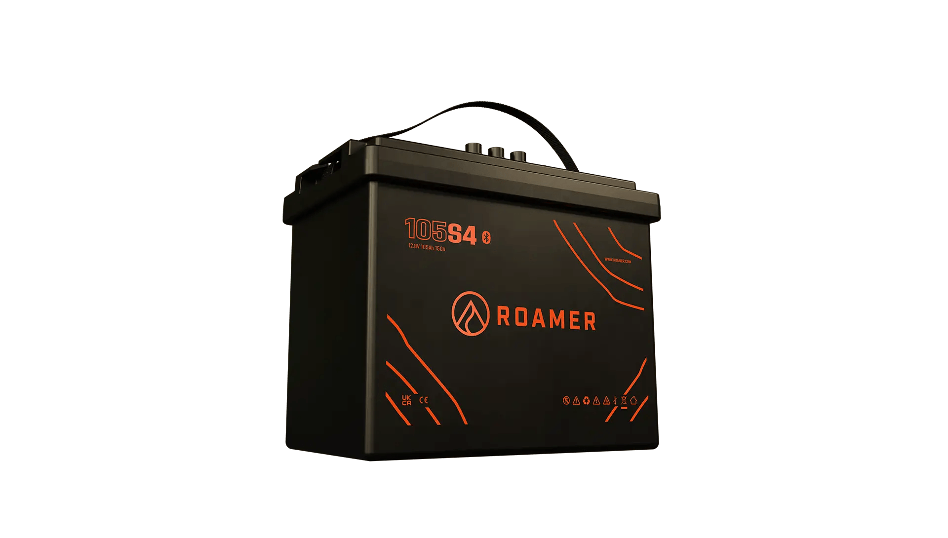 Roamer 105SMART4 - 12V 105Ah LiFePO4 lithium accu