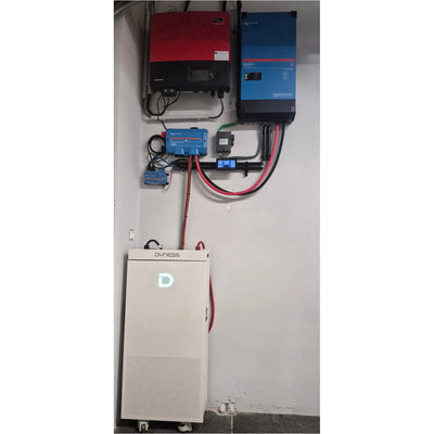 Victron thuisbatterij 1 fase met Dyness Powerbrick Plus