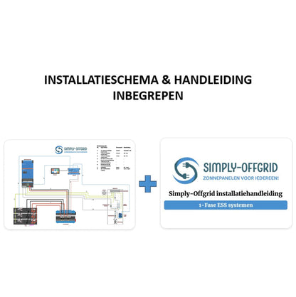 Victron Thuisbatterij 1-fase ESS | 5-15 kWh | 4-6 KW