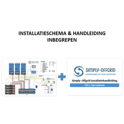Victron Thuisbatterij 3-fase ESS | 10-45 kWh | 12-18 KW
