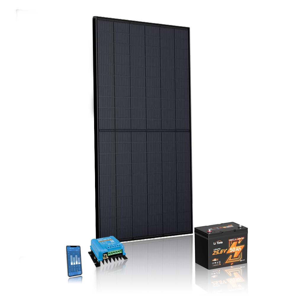 Kleine off-grid set met 1 paneel