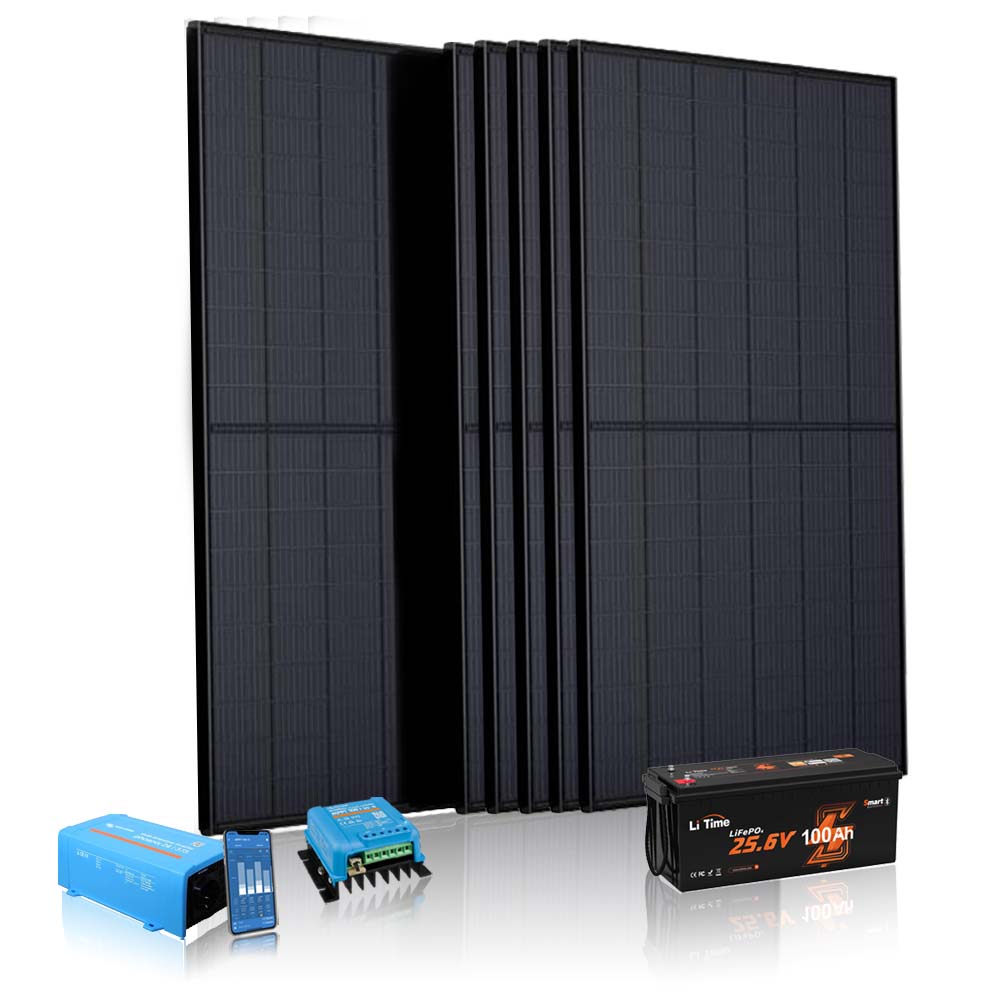Kleine off-grid set met 6 panelen